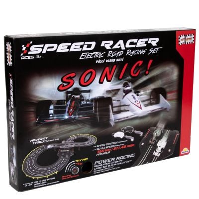 S00029281_001w 4897007292813 Електрическа състезателна писта с 2 колички, Hot Racing, Sonic