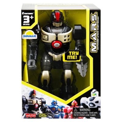 S00040757_NEGRU 672552407578 Интерактивен робот, Happy Kid, M.A.R.S. 18 см, Черен