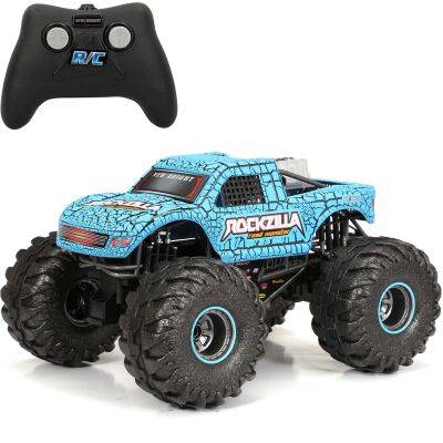 S00041072_ALBASTRU 050211410723 Количка с дистанционно, New Bright, RockZilla, 1:10, Синя