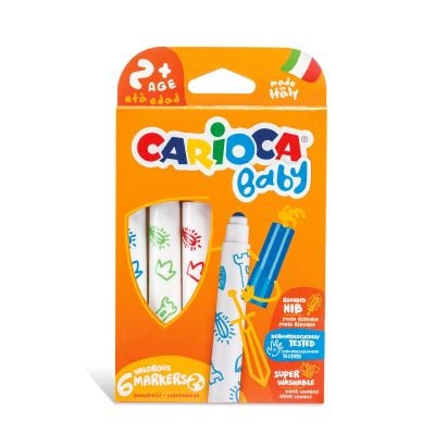 S00042813_001w 8003511428136 Комплект 6 маркера, Carioca, Baby Valorous