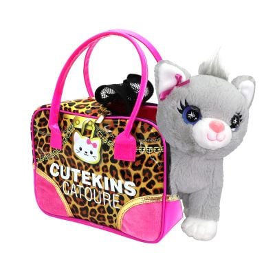 Плюшена играчка в раничка, Cutekins, Котенце