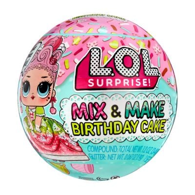 S00059314_001w 35051593140 Кукла LOL Surprise, Mix And Make Birthday Cake, 593140EUC