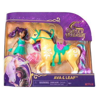 S00071175_001w 6427037045349 Комплект еднорог Leaf и кукла Ava, Unicorn Academy, 20149004