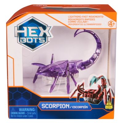 Интерактивен скорпион, Hexbug, Лилав, 20149648