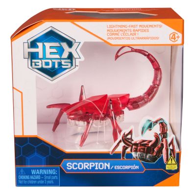 Интерактивен скорпион, Hexbug, Червен, 20149649