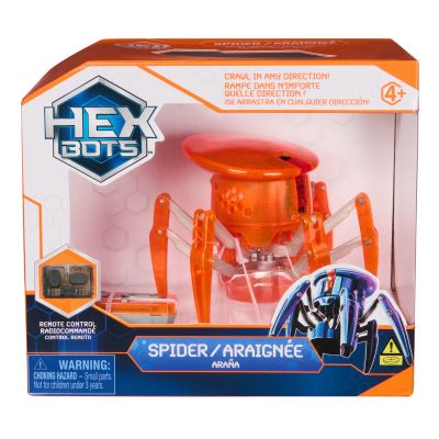 Интерактивен паяк с дистанционно управление, Hexbug, Оранжев, 20149653