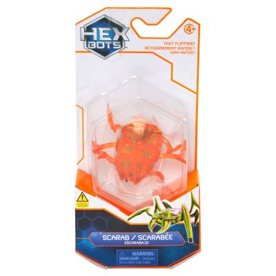 Интерактивна фигурка, Hexbots, Scarab, Оранжева, 20149633