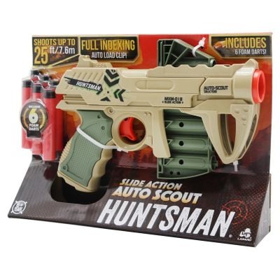 S00091901_001w 048242919018 Пистолет Auto Scout с 6 гъбени стрели, Huntsman, Lanard Toys