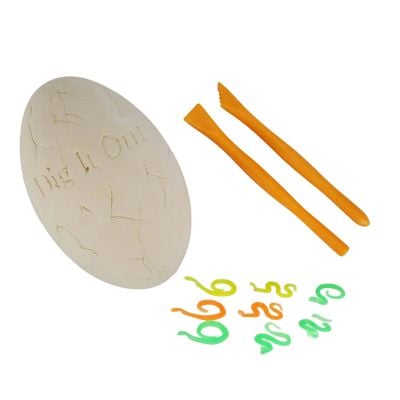 Комплект за разкопки Змийско яйце, Crazoo, Glow in the dark