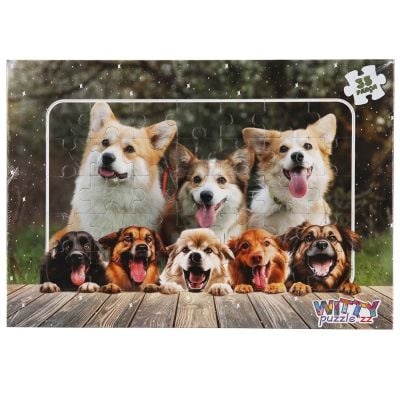S01005401_001w 8680863054017 Пъзел Witty Puzzlezz, Сладки кученца, 35 части