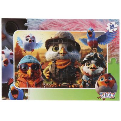 S01005405_001w 8680863054055 Пъзел Witty Puzzlezz, Прелетни птици, 35 части