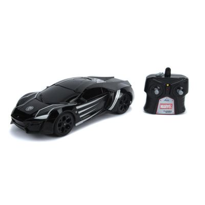 S01007037_001w 4006333070372 Кола с дистанционно, Jada, Marvel Avengers, Black Panther, Lykan Hypersport, 1:16