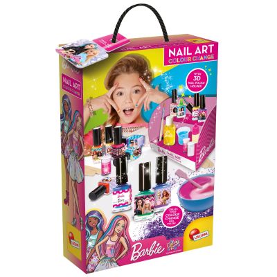 S01009798_001w 8008324097982 Комплект за маникюр Barbie Nail Art, Lisciani, Colour change