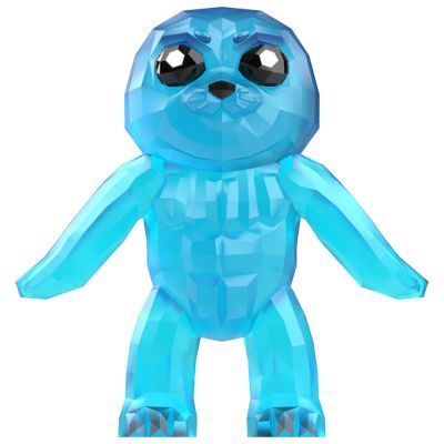 S01012304_ALBASTRU 4897081123041 Фигурка Rascals, Crystal, Разтягащо се чудовище, Синьо