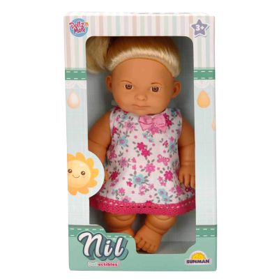 Кукла бебе Нил със сериозно лице, Dollz n More, 23 см