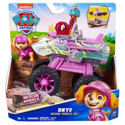 S01069372_20145824 778988454190 Количка с фигурка, Paw Patrol, Rescue Wheels Jet, Skye, 20145824