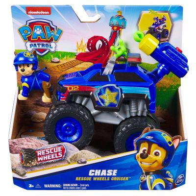 S01069372_20145826 778988454190 Количка с фигурка, Paw Patrol, Rescue Wheels Cruiser, Chase, 20145826