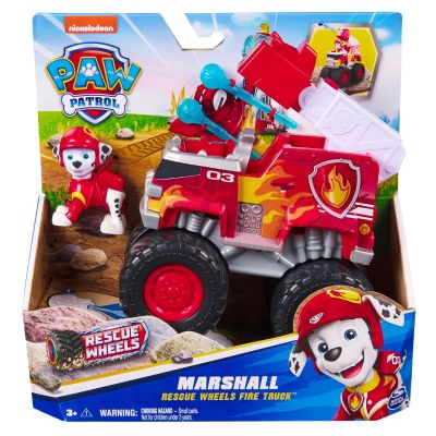 S01069372_20145827 778988454190 Masinuta cu figurina, Paw Patrol, Rescue Wheels Fire Truck, Marshall, 20145827