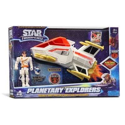 S02038502_NAVA SPATIALA 048242385028 Комплект космически кораб с фигура, Star Troopers, Lanard Toys