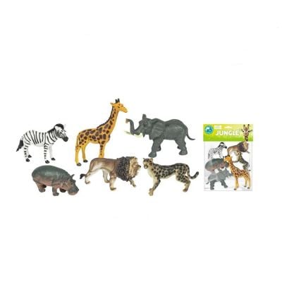 H2071D/6_001 754046207175 Комплект 6 фигурки на Диви животни от джунглата Toy Major