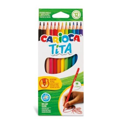 T00042793_001w 8003511427931 Комплект 12 цветни молива, Carioca, Color Tita