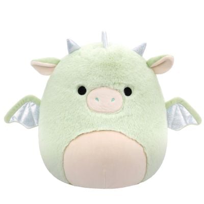 Плюшена играчка, Squishmallows, Fuzzamallows, Драконът Дрю, 30 см