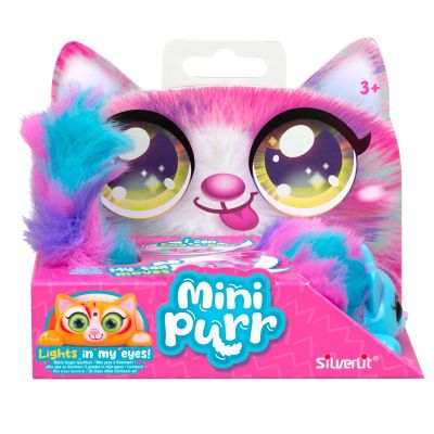 Интерактивна плюшена играчка, Silverlit, Котенце Mini Purs 