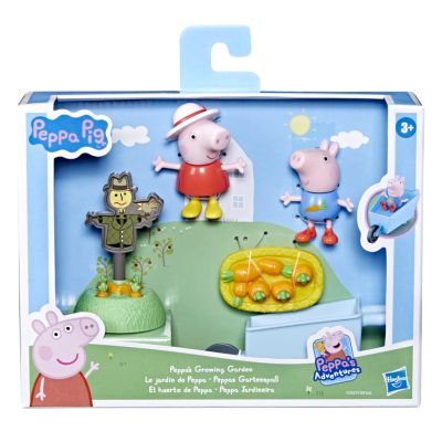 T000F2189_F37675L02 5010993849796 Комплект за игра с 2 фигурки и аксесоари, Peppa Pig, Garden Fun, F3767