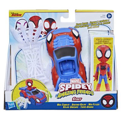 Фигурка с превозно средство, Spidey and His Amazing Friends, Spidey, F74545