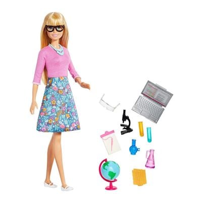 T000GJC23_001w 0887961808230 Комплект кукла с аксесоари, Barbie, Учителка, GJC23