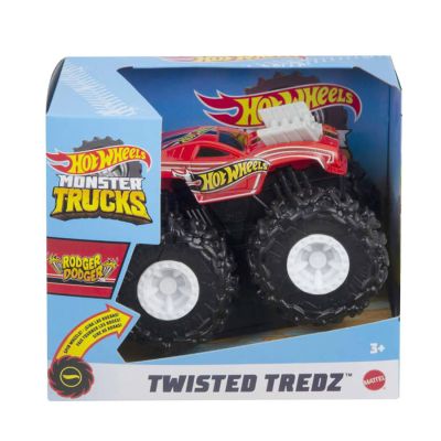Високопроходим автомобил, Hot Wheels, Twisted Tredz, 1:43, Rodger Dodger, GVK46