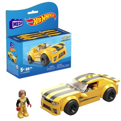Състезателна кола с пилот, Hot Wheels, Mega, 17 Camaro, HHL98