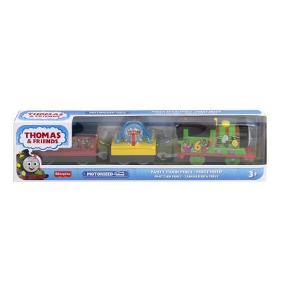 T000HFX97_HDY72 0194735045648 Моторизиран локомотив с 2 вагона, Thomas and Friends, Party Train Percy, HDY72