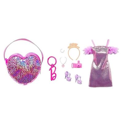 Комплект чантичка и рокля за кукла Barbie, HJT45