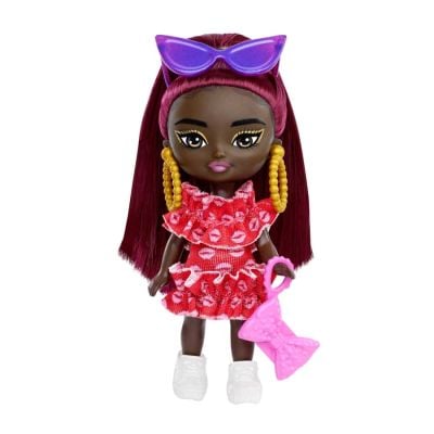 T000HLN44_HLN47 194735116140 Кукла Barbie Extra Mini Minis с коса и аксесоари, 8 см, HLN47