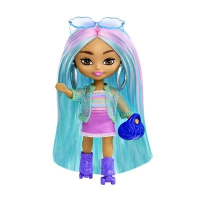 T000HLN44_HLN45 0194735116140 Кукла Barbie Extra Mini Minis с коса и аксесоари, 8 см, HLN45
