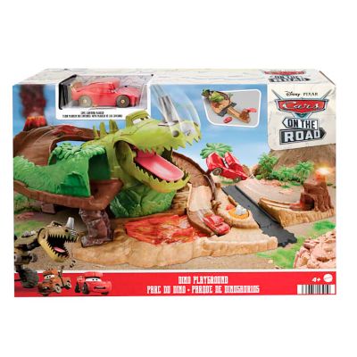 Комплект за игра с количка, Cars, Земята на Дино, HMD74