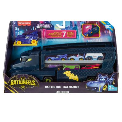 Транспортьор с количка, Fisher Price, Batwheels Bat-Big Rig, HMX07