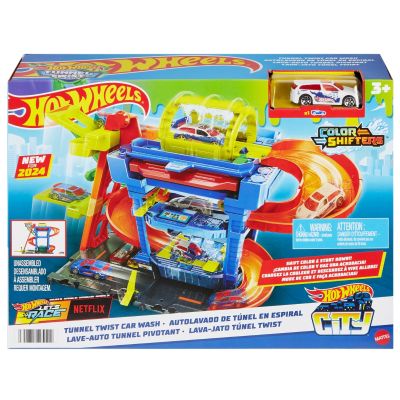 Автомивка с писта и тунел, Hot Wheels, HTN80