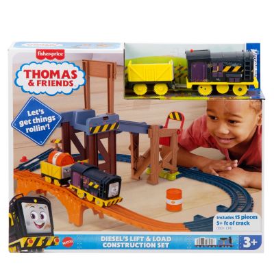 Комплект за игра с влакче, Thomas and Friends, Diesel Lift and Load, JBW20