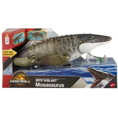 Подвижна фигурка, Jurassic World Rebirth, Bite N Blast, Mosasaurus, JCH00