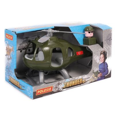 T01006766_001w 4810344067661 Комплект военен хеликоптер с фигура, Polesie, Grom