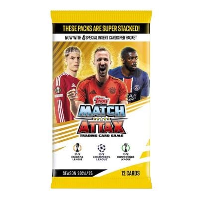 Комплект 12 карти с играчи, Topps, UEFA Match Attax 2024-2025