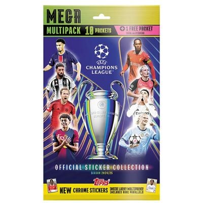 Комплект стикери, Topps, Champions League 2024-2025, Mega Multipack