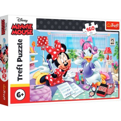 TF15373_001w 5900511153736 Пъзел Trefl 160 части, Един ден с най-добрата си приятелка, Disney Minnie Mouse