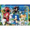 Пъзел Clementoni, Sonic the Hedgehog и Knuckles с включен стикер, 180 части