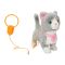 Интерактивна плюшена играчка със звуци, Puffy Friends, Котка Gigi, Сива