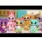 Ароматизирана плюшена играчка, Bubble Pops, S1, Grape Glee Kitty, 34 см