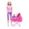 Кукла Steffi Love с близнаци в лилава количка
