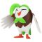 Подвижни фигурка Pokemon S2 - Dartrix (95014)